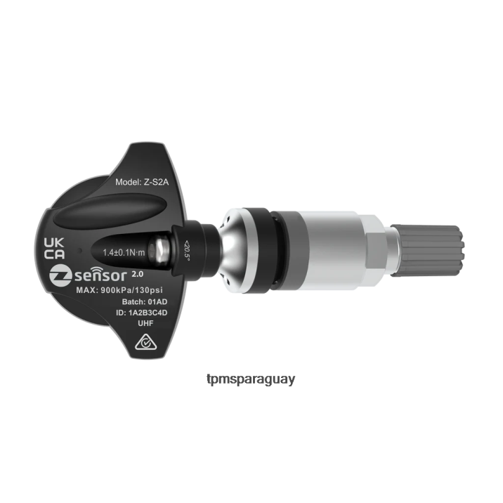Sensor tpms de repuesto original para automóviles ds, oe p/n 9811536380, frecuencia 433mhz - Sensor TPMS Autel V04B497 vástago de válvula de metal - plateado